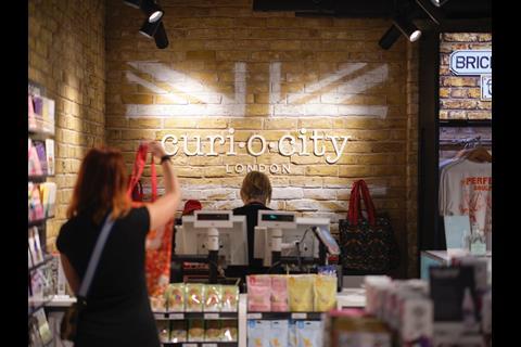 Till at Curi.o.city store, Gatwick Airport